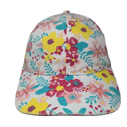 Unbranded Floral Print Strapback Hat Multicolor OSFM Adjustable 6 Panel