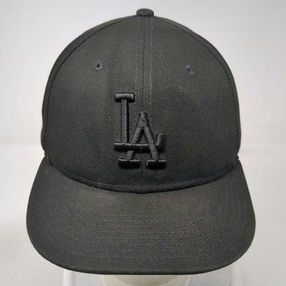New Era Los Angeles Dodgers MLB Snapback Hat Black OSFM 9FIFTY Gray Underbrim