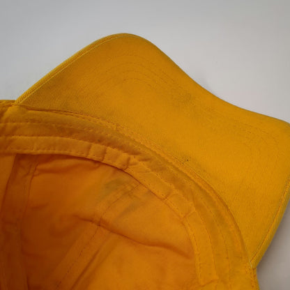 American Eagle Baseball Cap Yellow One Size Slideback Cotton Skull Logo Hat