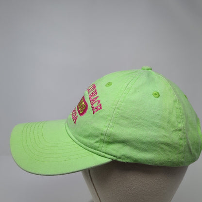 Panama City Beach Florida Strapback Hat Green One Size Adjustable