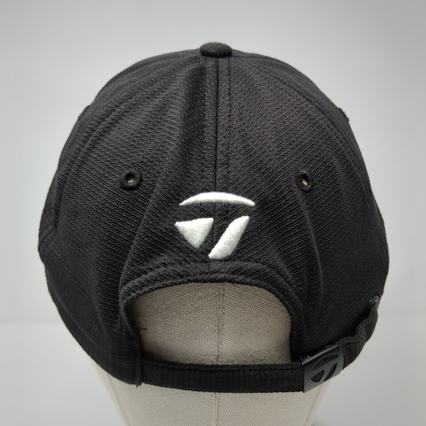 TaylorMade Slideback Hat Black One Size Adjustable Solid Tmax Gear