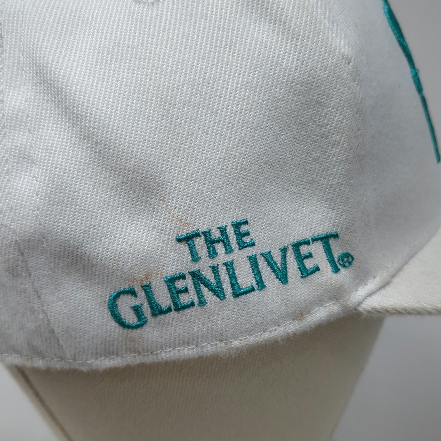 The Glenlivet Baseball Cap White One Size Scotch Rocks Snapback Acrylic hat