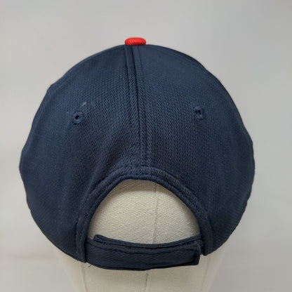 Cleveland Guardians Strapback Hat Red Blue OSFM Embroidered Logo MLB