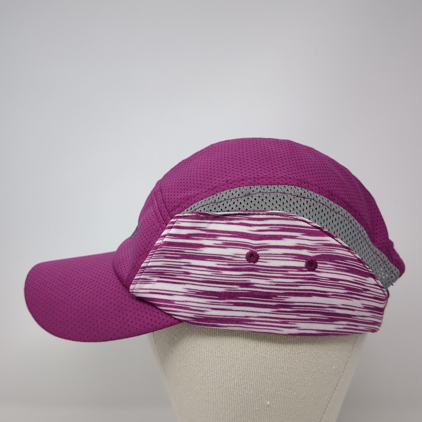 Avia 5 Panel Cap Pink One Size Adjustable Embroidered Lightweight Breathable