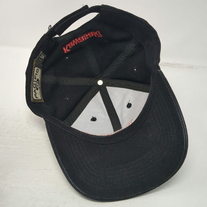Pacific Headwear Baseball Cap Black One Size Kawasaki Slogan Embroidered Hat