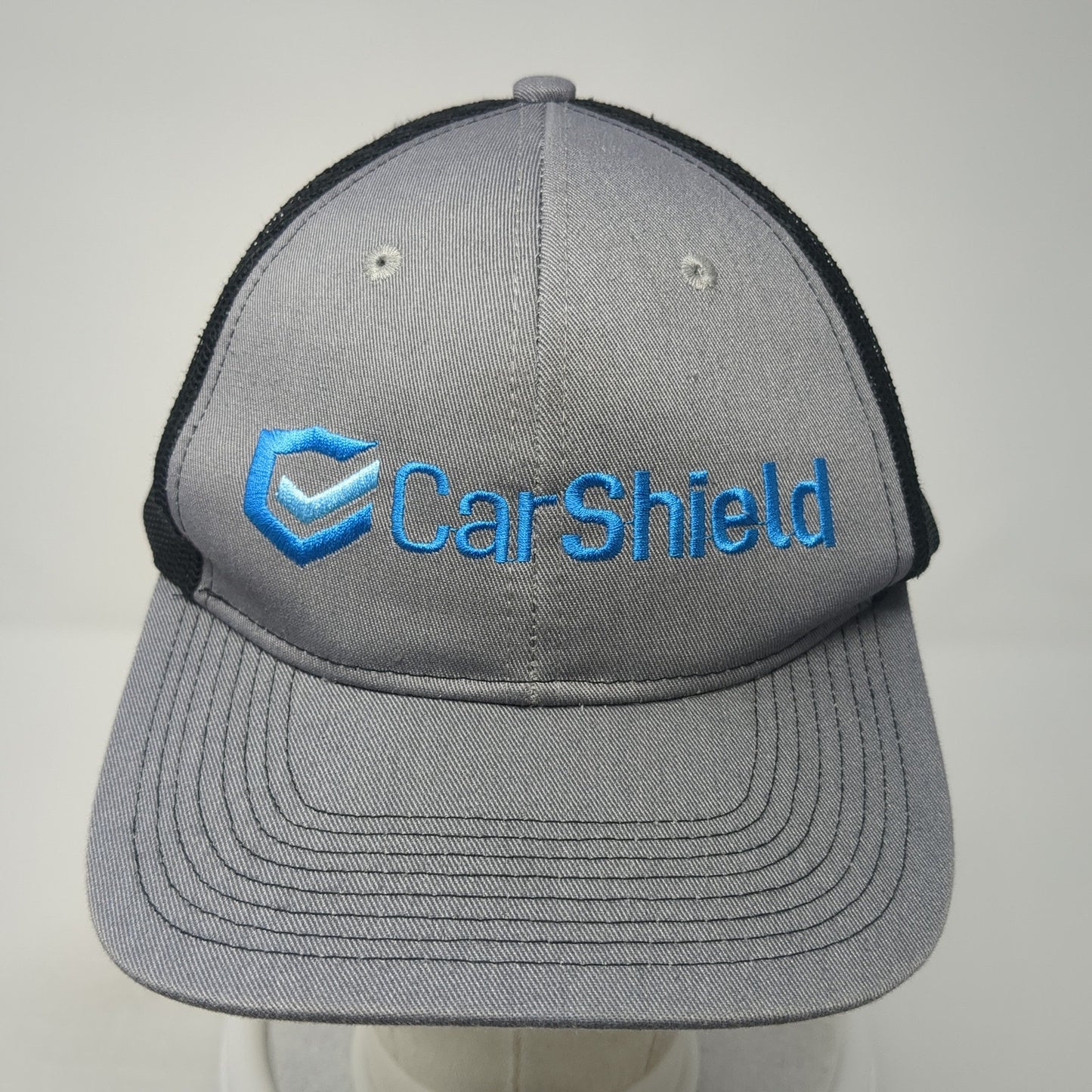 CarShield Snapback Trucker Hat Gray One Size Mesh Back Port Authority