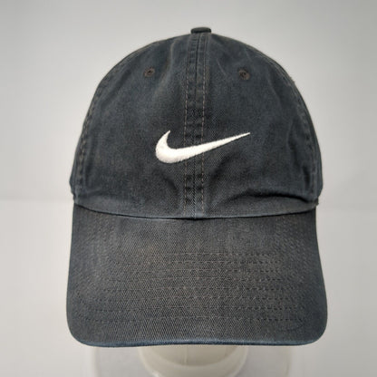 Nike Slideback Hat Black One Size Adjustable Embroidered Swoosh Heritage86