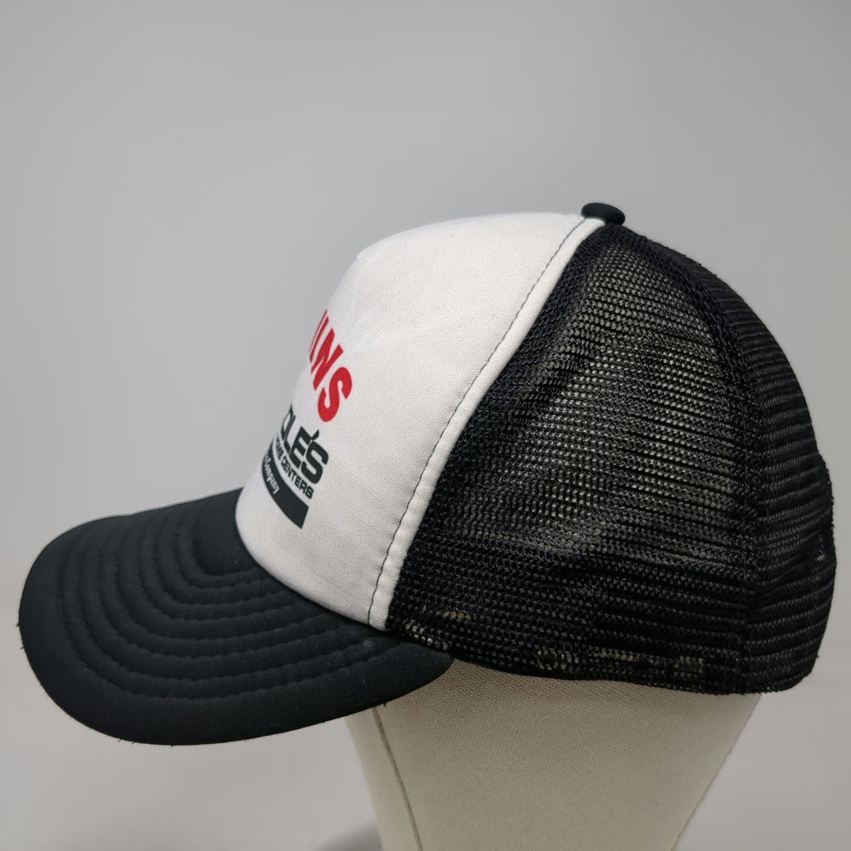 California Headwear Trucker Hat Black One Size Builders Emporium Oles Mesh Back