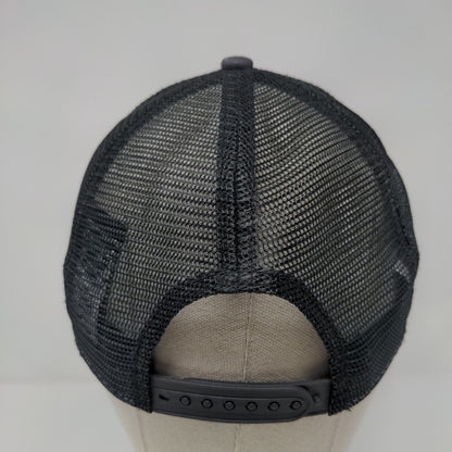 New Era Snapback Trucker Hat Gray OSFM Adjustable 9Forty Mesh Back 6 Panel