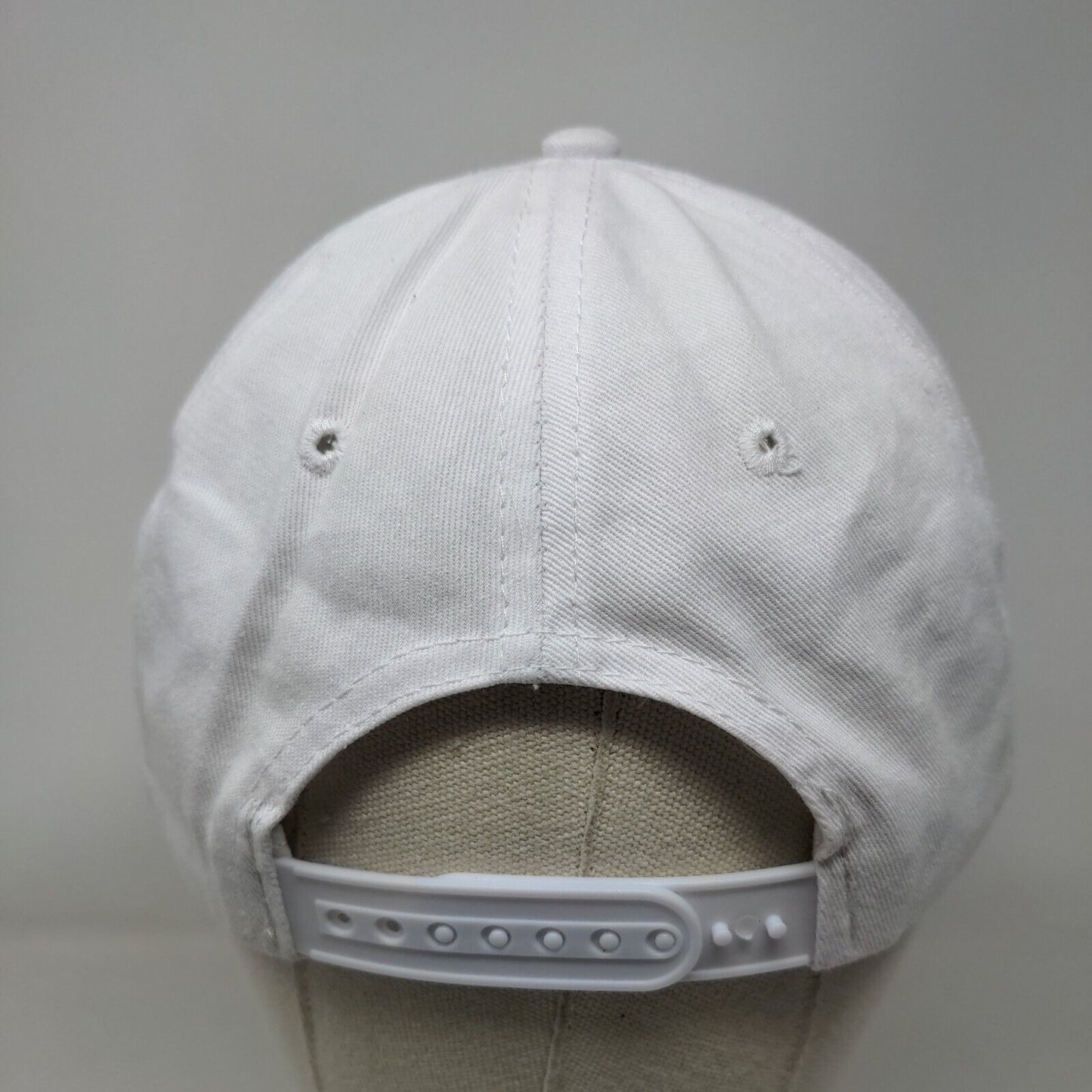 Biden Harris 46 Snapback Hat White One Size Adjustable Embroidered Patriotic