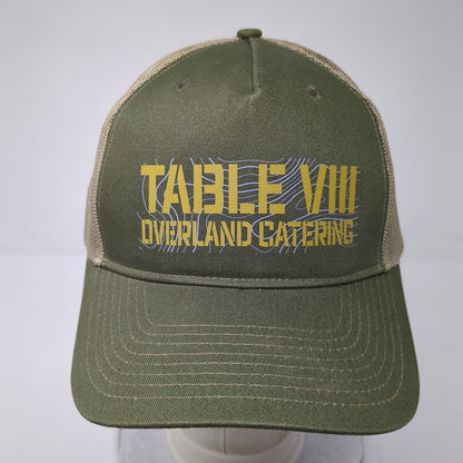 Table VIII Overland Catering Snapback Trucker Hat Multicolor One Size Mesh Back