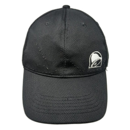 Taco Bell Snapback Hat Black One Size Embroidered Logo Polyester Performance Cap