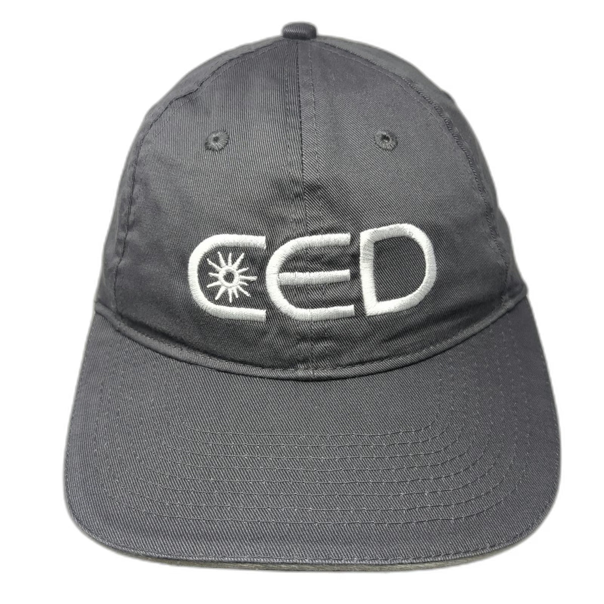 Port Authority Baseball Cap Gray One Size CED Eaton Logo Cotton Hat Sandwich