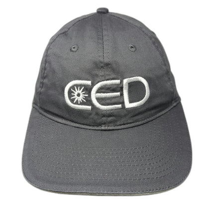 Port Authority Baseball Cap Gray One Size CED Eaton Logo Cotton Hat Sandwich