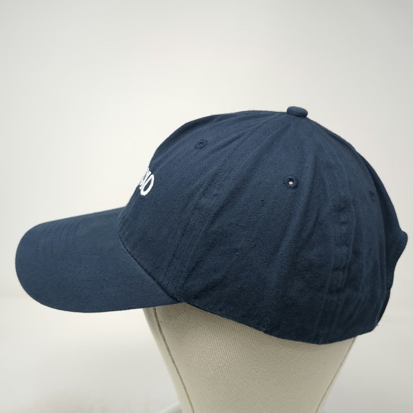 Hit 5 Panel Blue Hat One Size CXO Logo Embroidered Cotton Strapback Adjustable