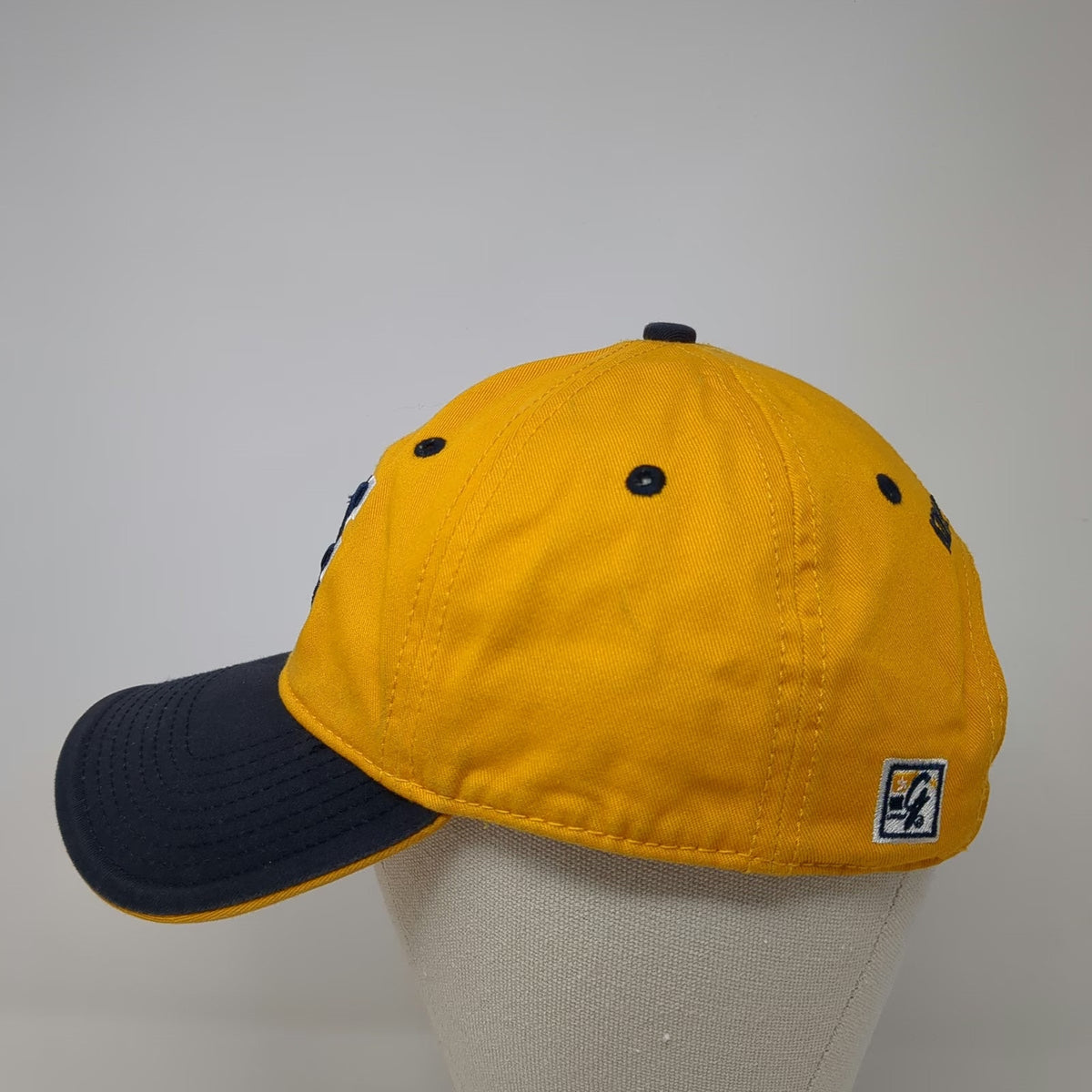 West Virginia Mountaineers NCAA The Game Cap Hat Yellow Blue One Size Slideback