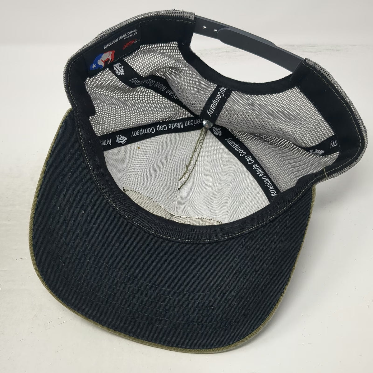 Kemo Sabe Trucker Hat Green One Size Snapback Made in USA Good Idea Patch