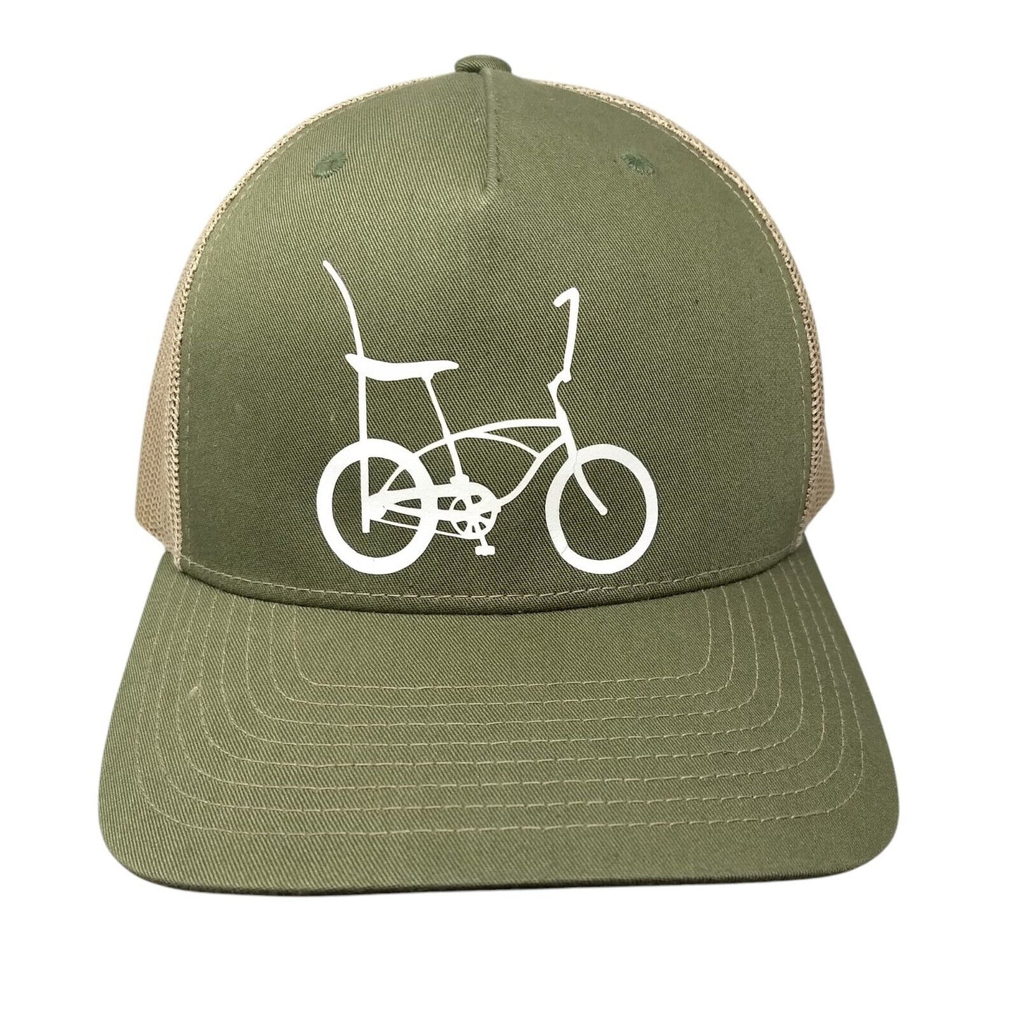 Bicycle Snapback Mesh Back Trucker Hat Multi OSFA Colorblock Richardson