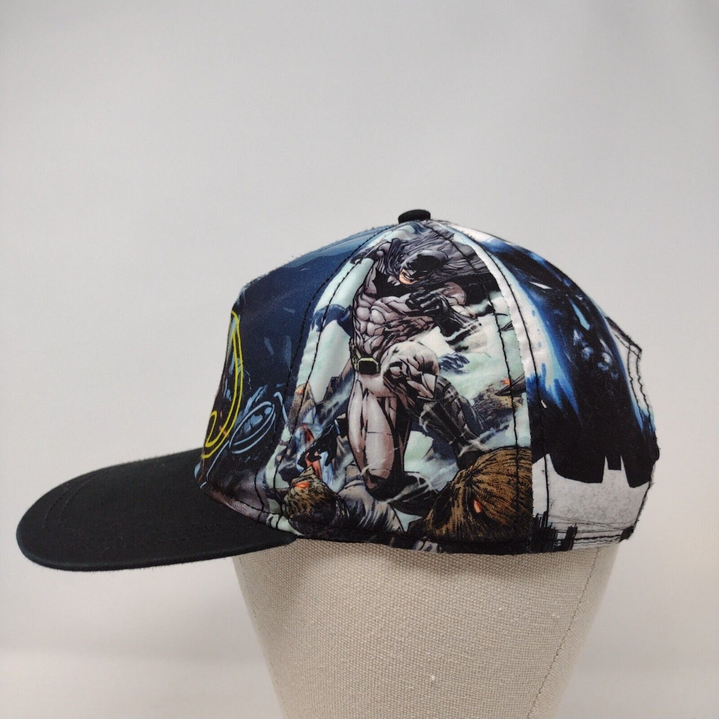 Batman Snapback Hat Multicolor Youth OSFM Adjustable DC Comics Superhero