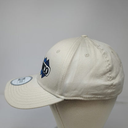 Era Baseball Cap Beige Blue M Hat Structured Stretch Fit DEPATCO Construction