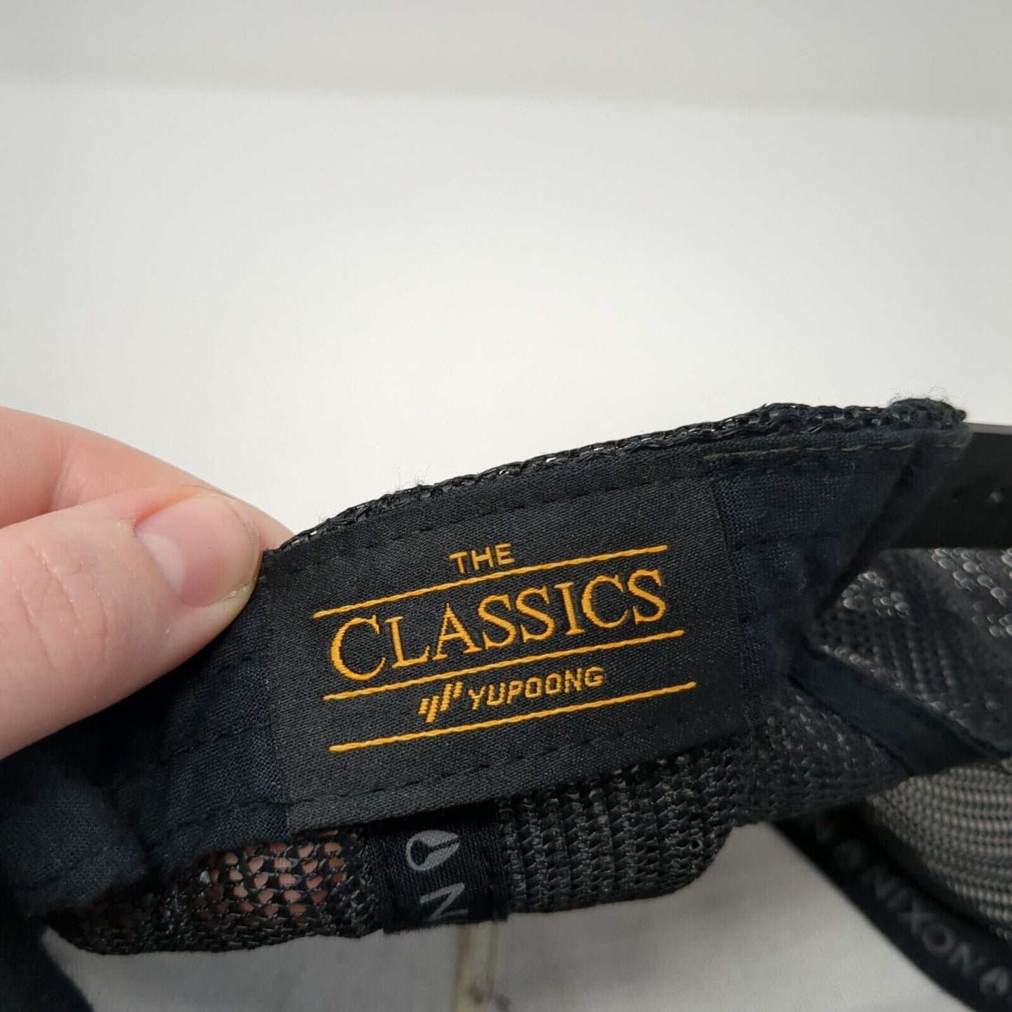 Nixon Patch Snapback Trucker Hat Camouflage One Size Mesh Back Yupoong