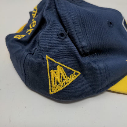 Mighty Mac Boy's Snapback Hat Blue 2-4T Yellow Indiana Pacers Autographed Boomer