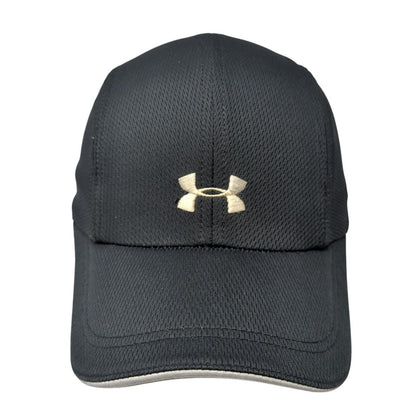 Under Armour Strapback 5 Panel Cap Black One Size Adjustable Embroidered