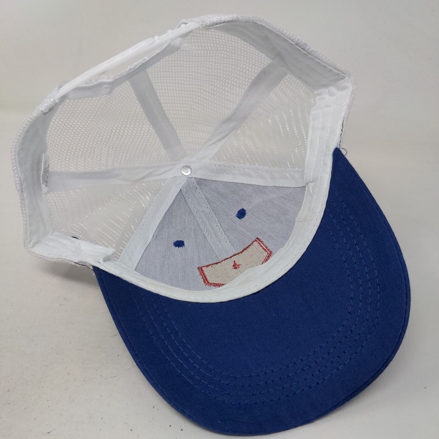 MLB Network Men's Snapback Mesh Back Hat Blue New York Mets Embroidered