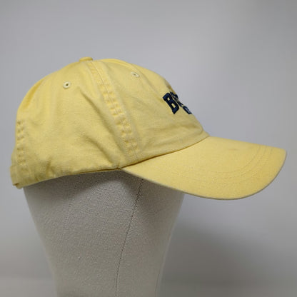 Ahead Boston 1630 Baseball Cap Yellow One Size Strapback Cotton Embroidered Hat