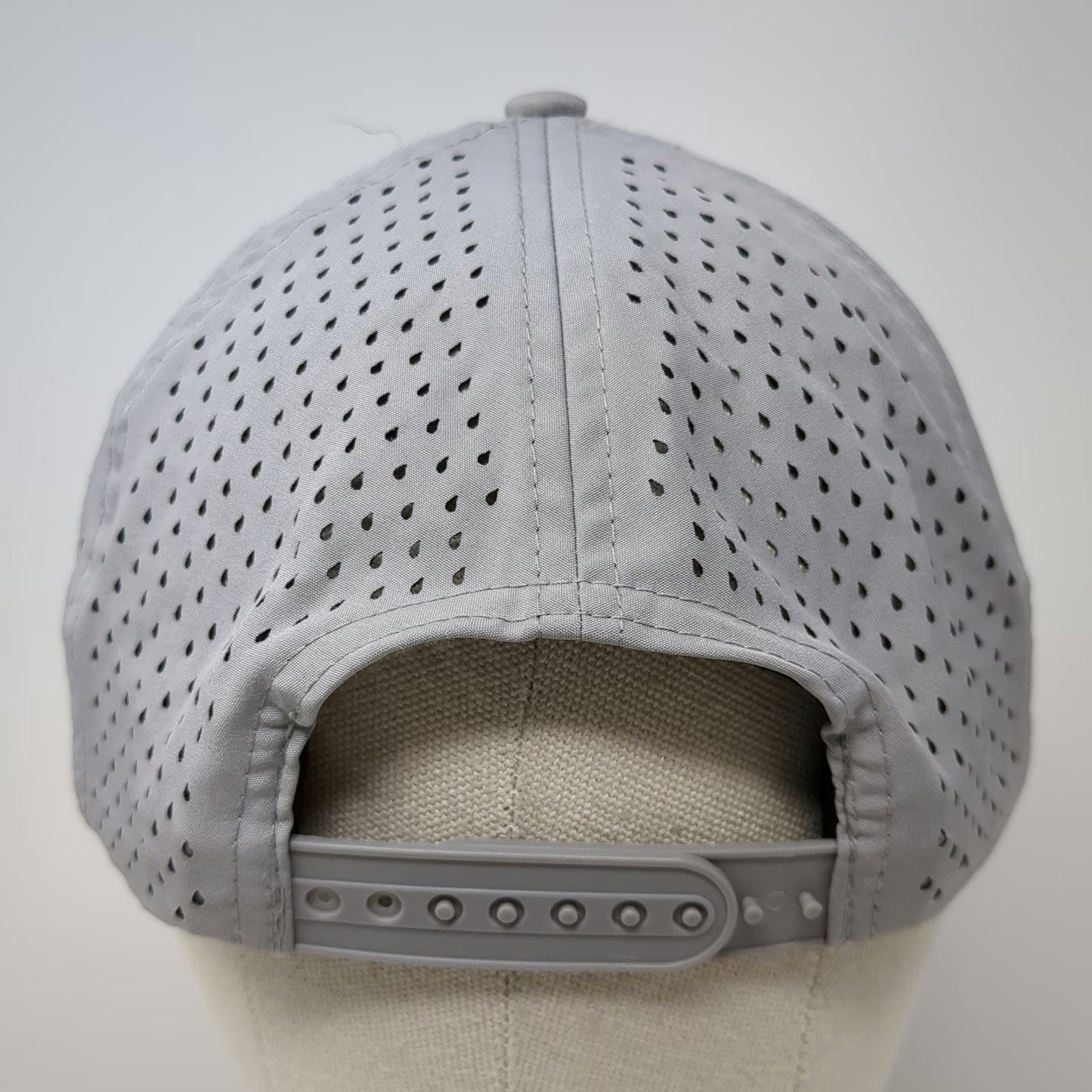 Billest Trucker Hat Gray One Size Snapback Pickleball Club USA Perforated Cap
