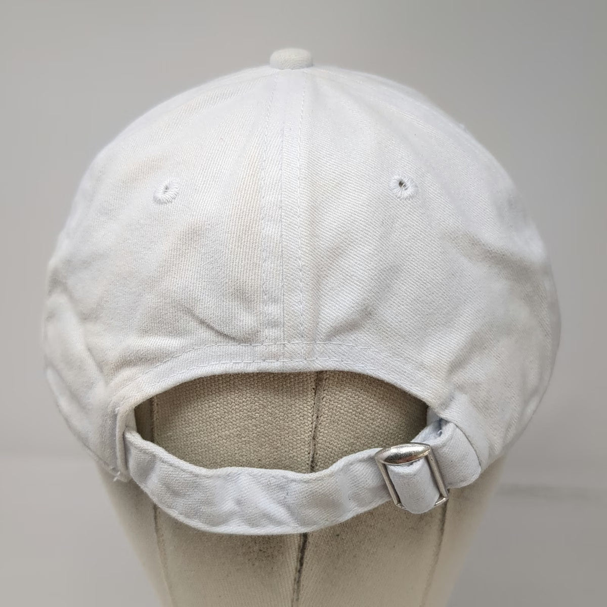 Ivory Baseball Cap White One Size Albertsons Boise Open 25th Anniversary Hat