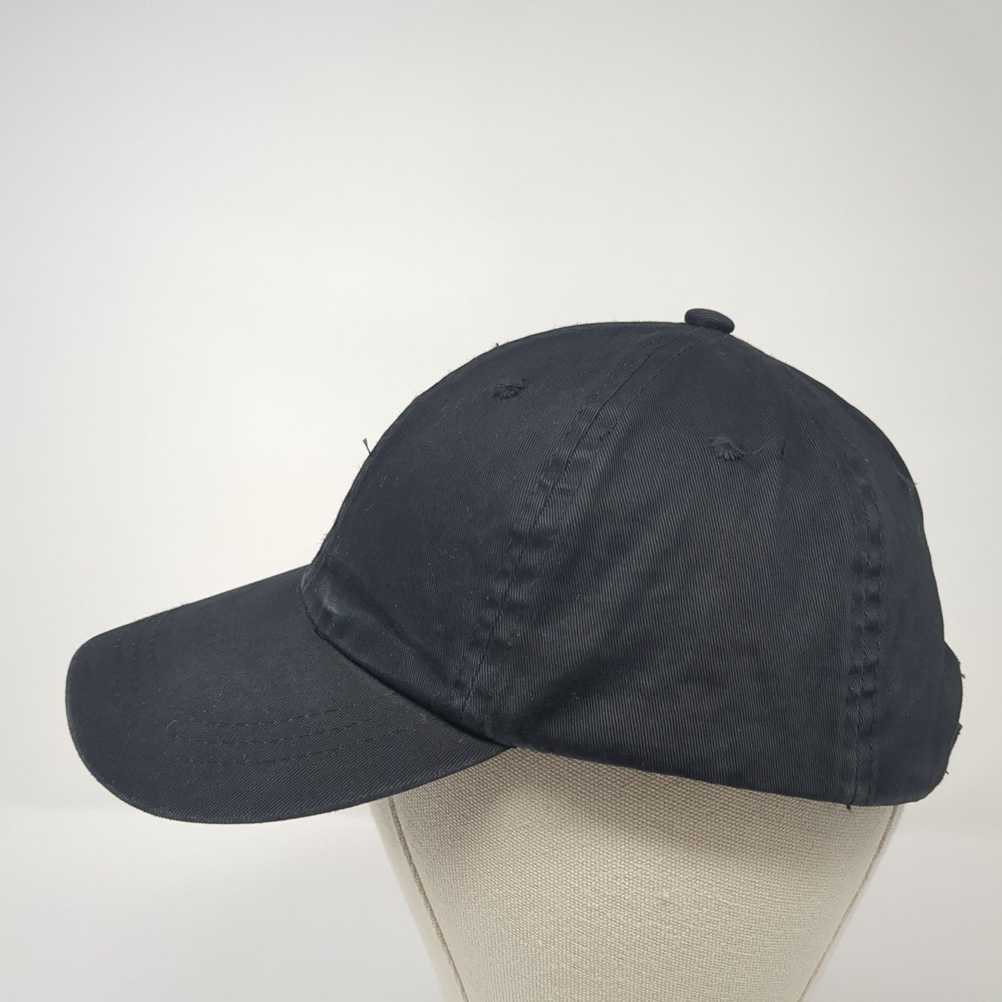 Unbranded Slideback Hat Black XL Adjustable Solid Outdoor Casual Blank