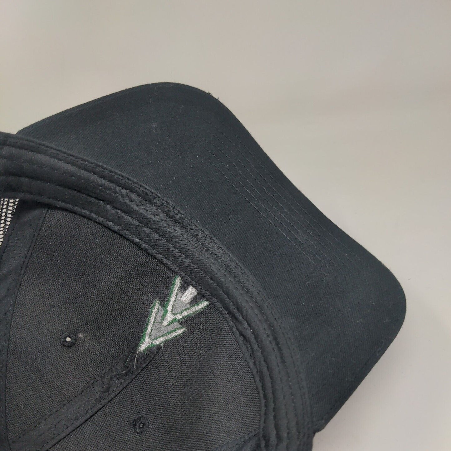 Wood Grain Snapback Mesh Back Trucker Hat Black OSFM 6 Panel Otto