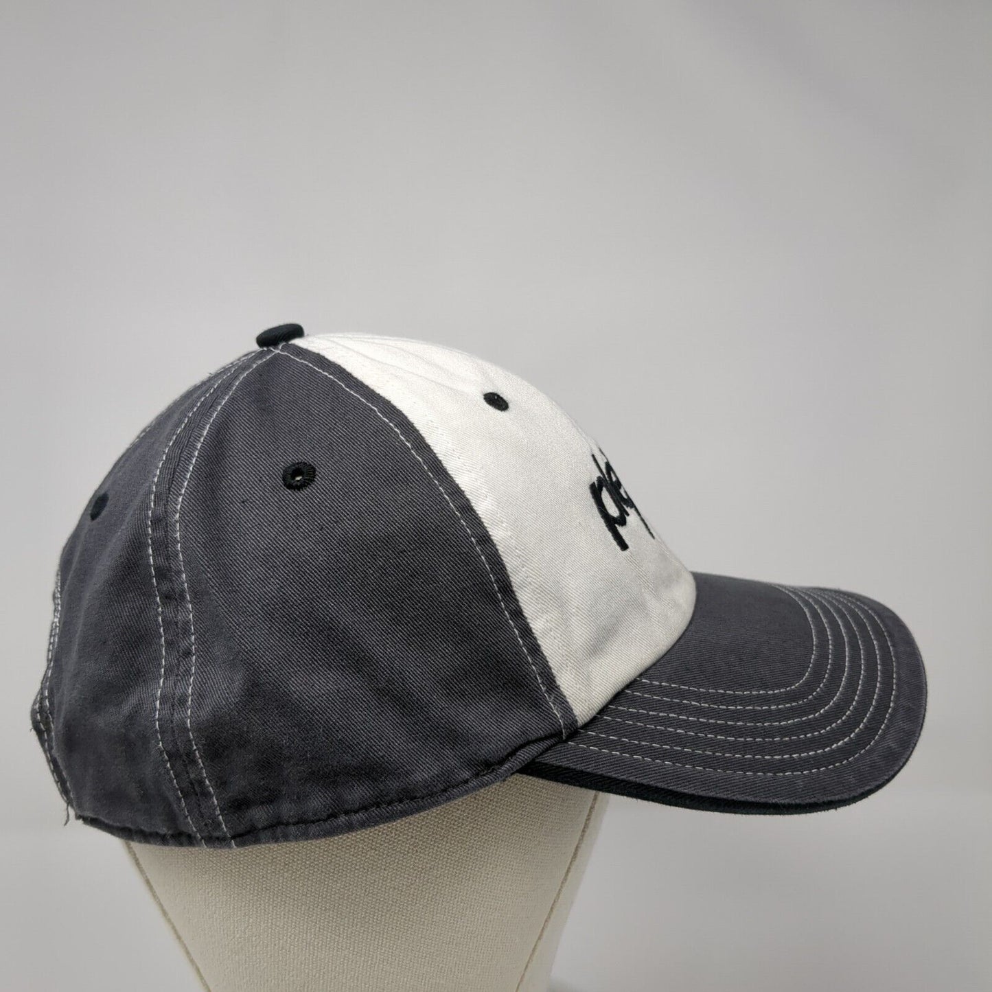 Plexus Worldwide Strapback Hat Gray One Size Adjustable Embroidered Richardson