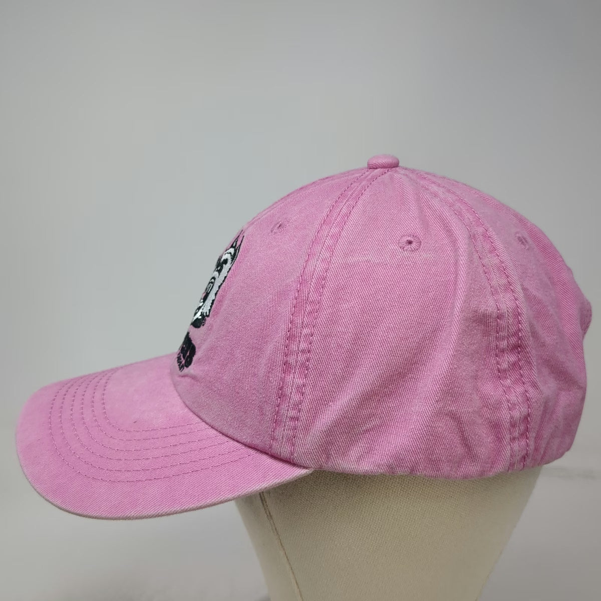 Buyers Products Company Pink One Size Baseball Cap Slideback Hat Wolf Mascot