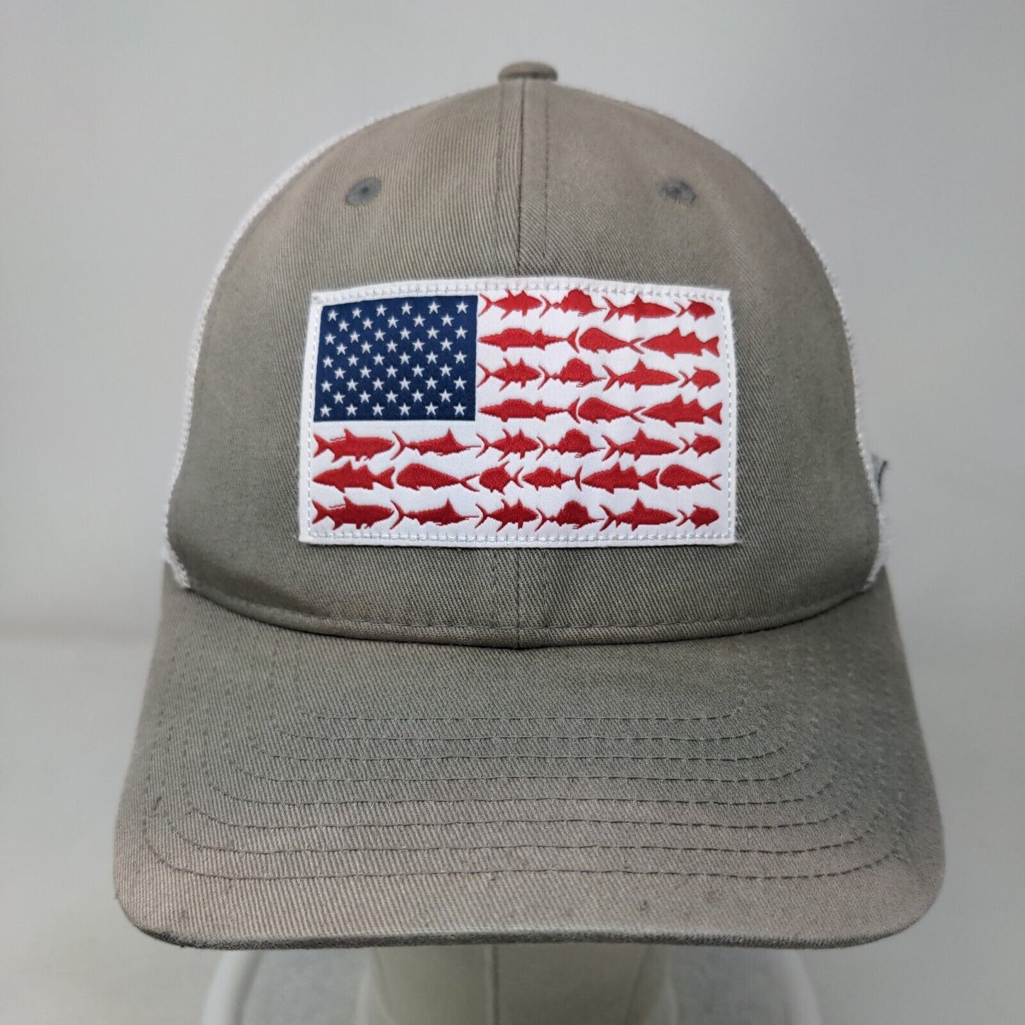 Columbia PFG Fish Flag Patch Mesh Back Trucker Hat Multicolor One Size