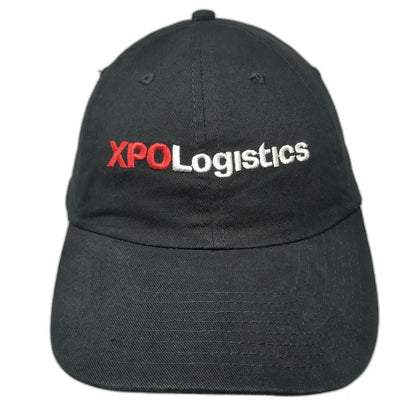 KC XPO Logistics Hat Black Baseball Cap One Size Strapback Cotton Transportation