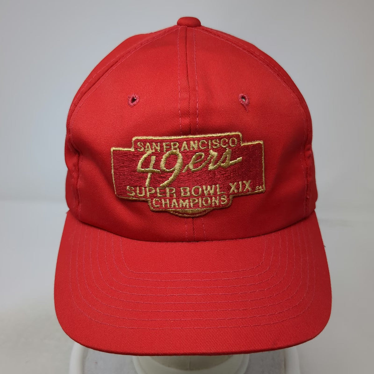 San Francisco 49ers NFL Sports Specialties Snapback Hat Red Champions Vintage