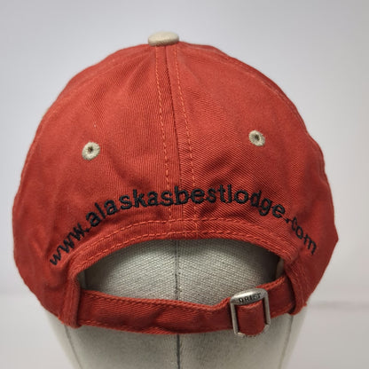 Drift Creek Outdoors Baseball Cap Red One Size Alaska Sportsmans Cove Lodge Fish