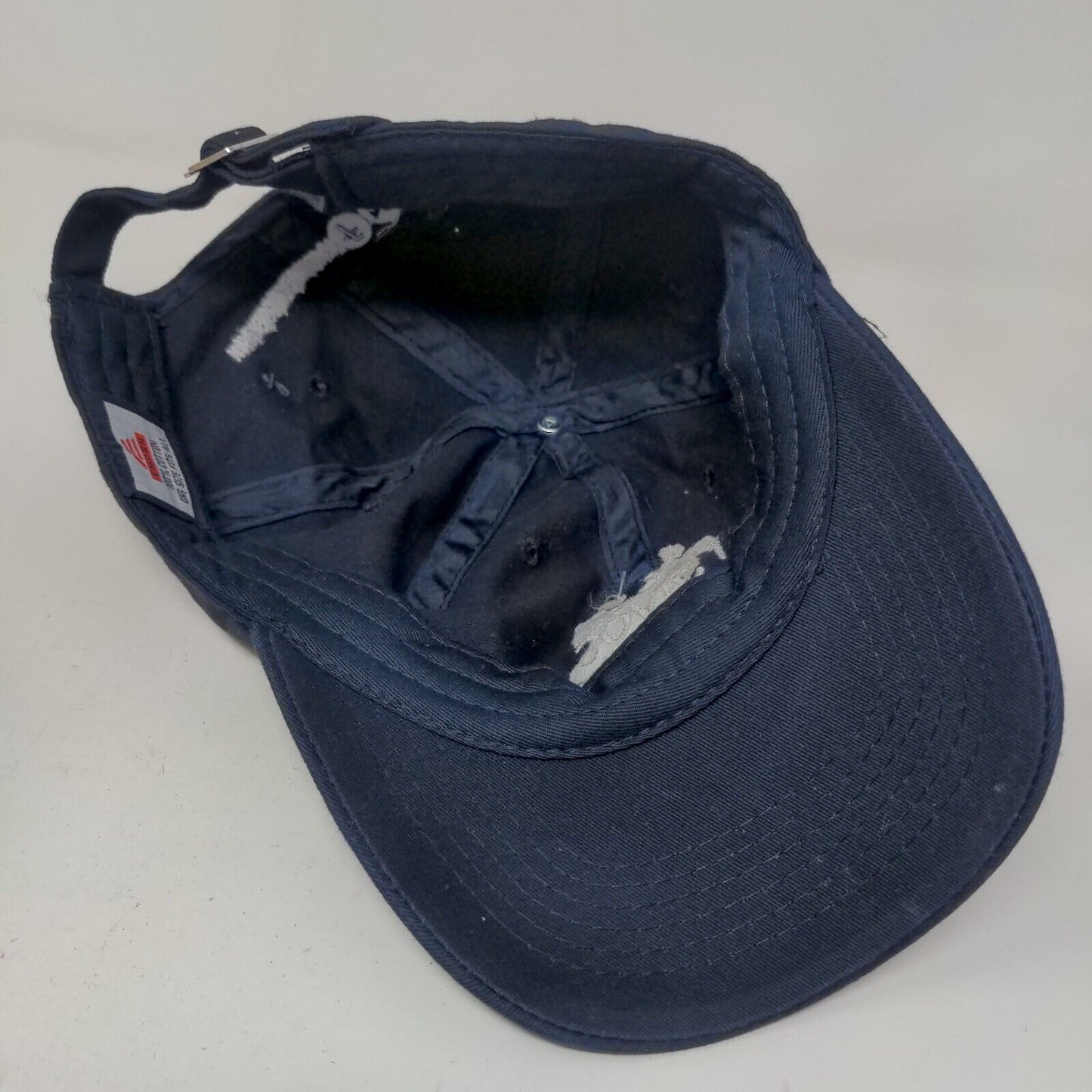 EMPRN Men's Slideback Hat Blue OSFA Embroidered El Salvador Pueblos Vivos Logo