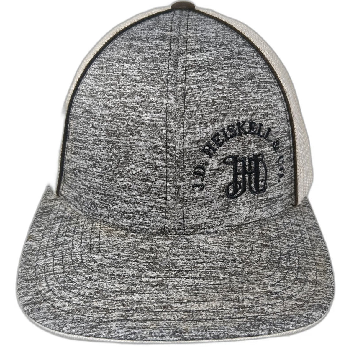Pacific Headwear Baseball Cap Gray XL J.D. Heiskell Co Mesh Heather Grain Hat