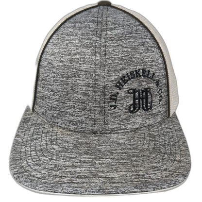 Pacific Headwear Baseball Cap Gray XL J.D. Heiskell Co Mesh Heather Grain Hat