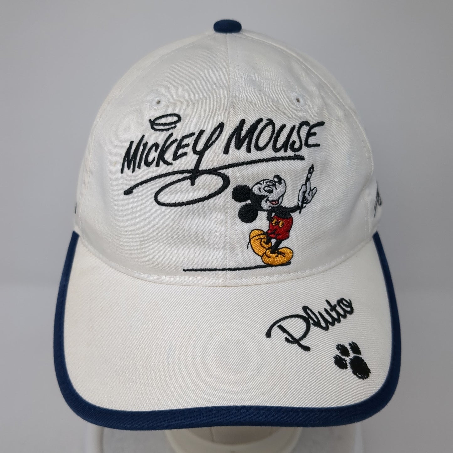 Mickey Mouse Pluto & Friends Disneyland Baseball Cap Beige OS Goofy's Hat Co.