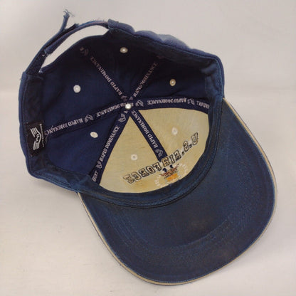 US Air Force Veteran Strapback Hat Blue One Size Rapid Dominance