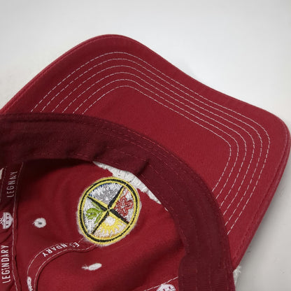 Legendary Baseball Cap Red White One Size Tamarack Resort Osprey Meadows Hat