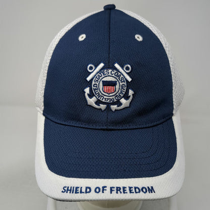 Oarsman 913 Baseball Cap Blue One Size US Coast Guard Mesh Back Stretch Fit Hat