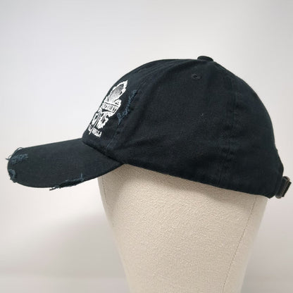 District Baseball Cap Black One Size Embroidered Slideback Hat Walla Walla