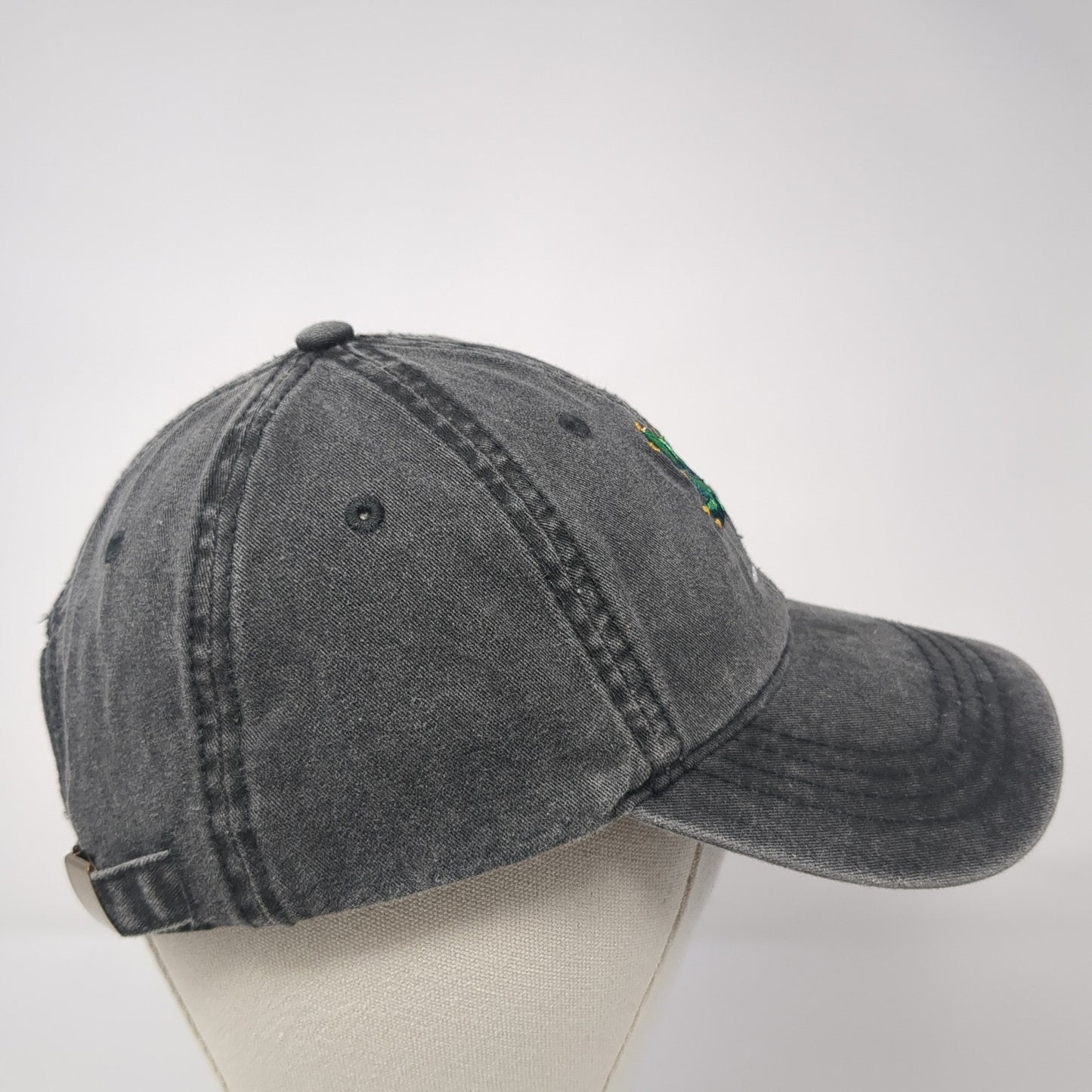 Cactus Slideback Hat Gray One Size Solid Adjustable Embroidered Otto