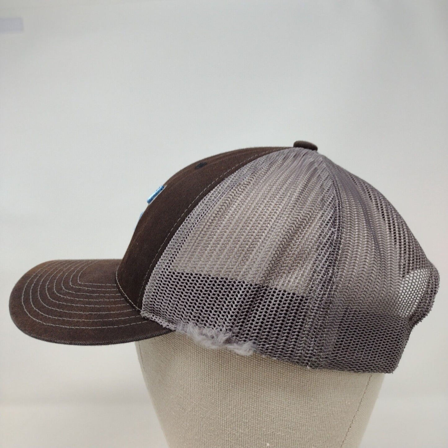 Spin-Em Snapback Mesh Back Trucker Hat Multicolor OSFA Embroidered