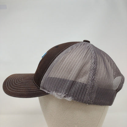 Spin-Em Snapback Mesh Back Trucker Hat Multicolor OSFA Embroidered